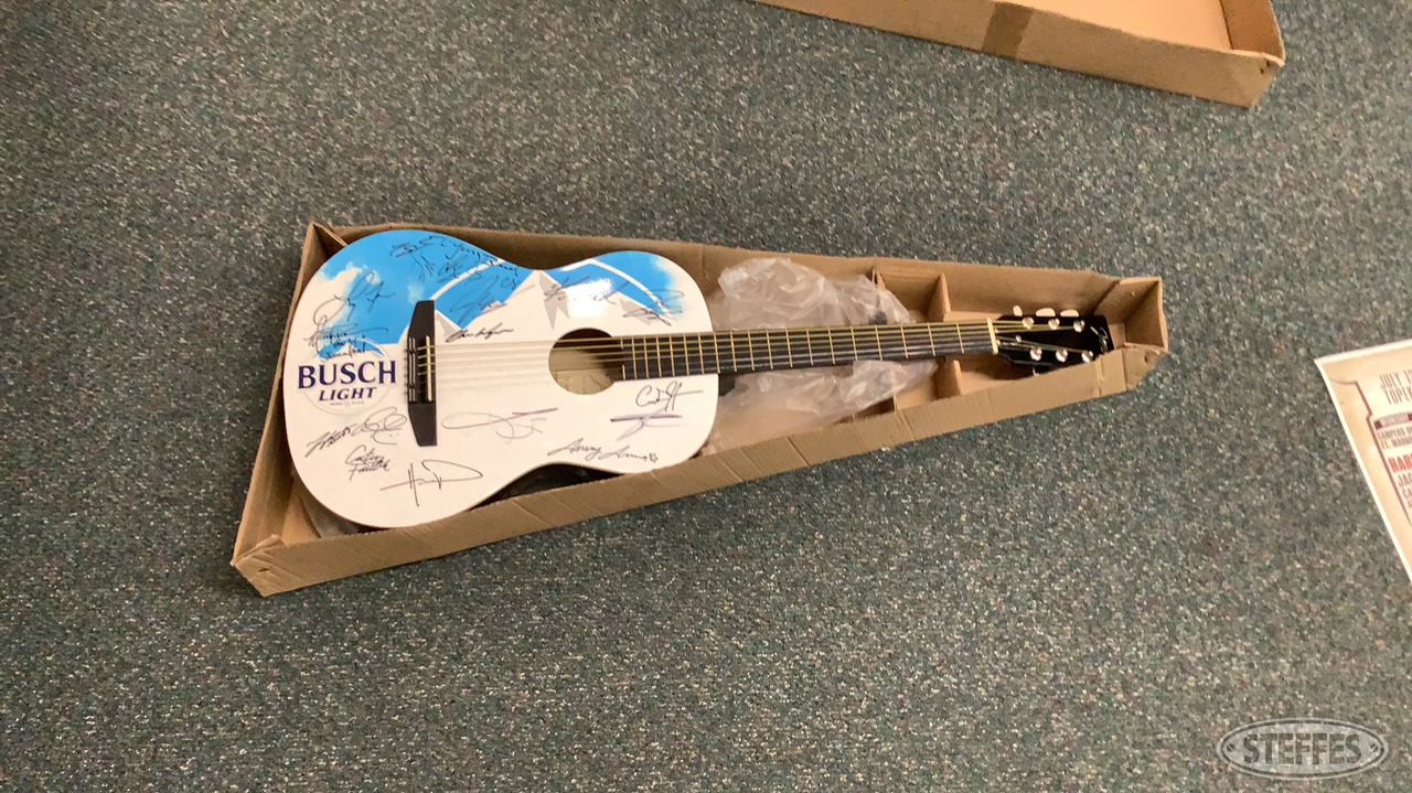 2023 Country Stampede Autographed Busch Light Guitar